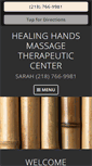 Mobile Screenshot of healinghandsmassagetherapeuticcenter.com